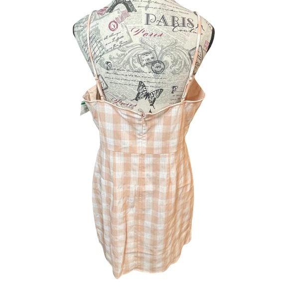 BP Orange Pink Sleeveless Spaghetti Strap Mini Dress - Picture 4 of 8